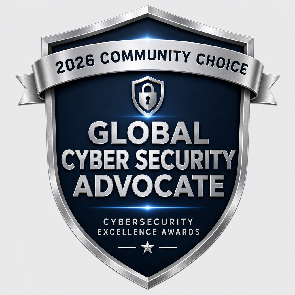 2026 Cybersecurity Excellence Awards Community Choice — Global Cyber Security Advocate